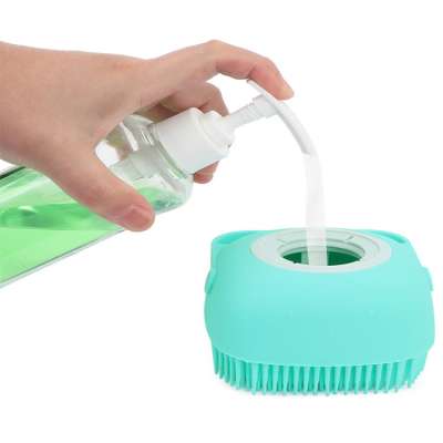 Best selling new arrival skin care massage shower brush filling liquid silicone bath body brush